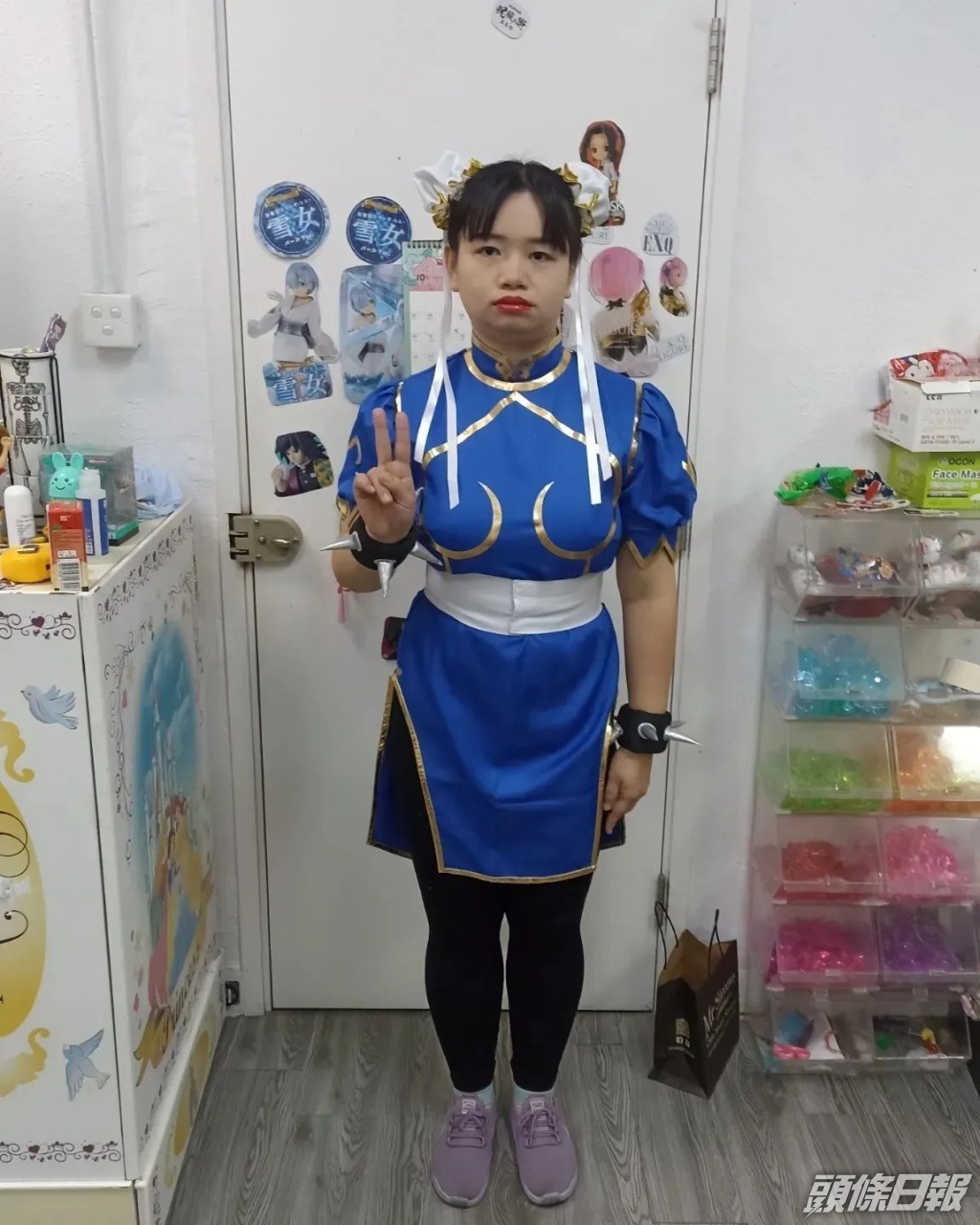 阿儀已非首次變裝。